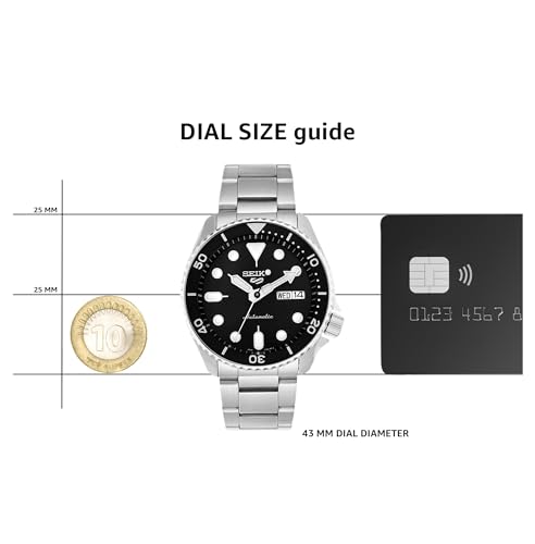 Seiko Analog Black Dial Men's Watch-SRPD55K1