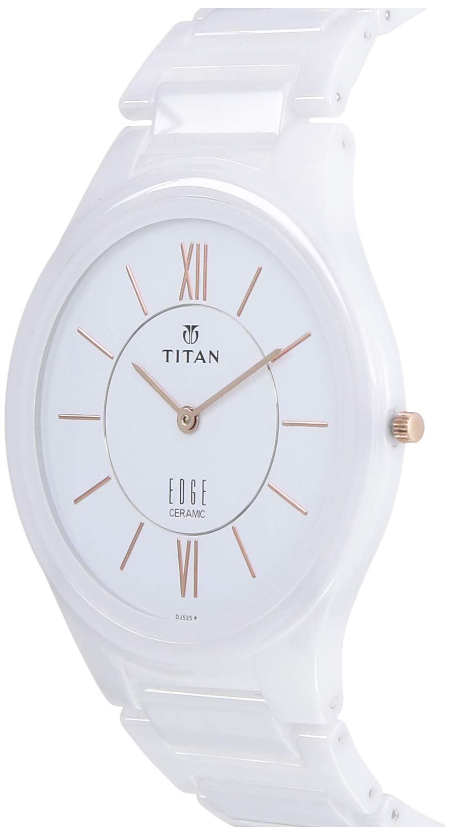 Titan Edge Ceramic Green Dial Analog Ceramic Strap watch for Men-NS1696QC06/NT1696QC06