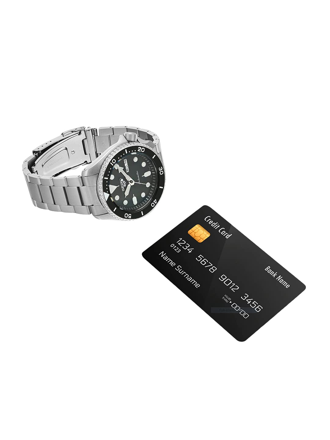 Seiko Analog Black Dial Men's Watch-SRPD55K1
