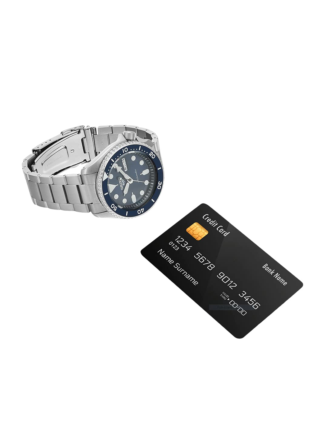Seiko Analog Black Dial Men's Watch-SRPD55K1