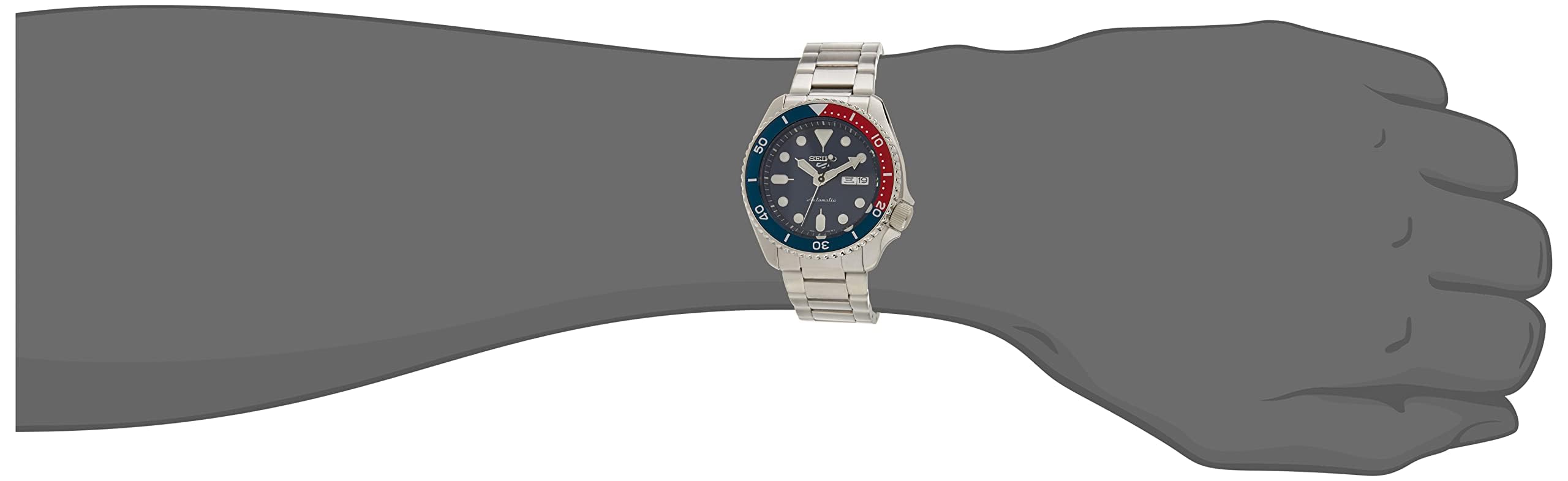 Seiko Analog Black Dial Men's Watch-SRPD55K1