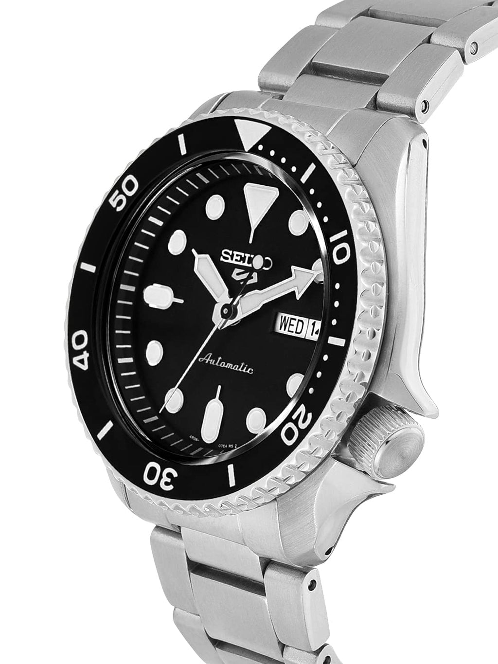 Seiko Analog Black Dial Men's Watch-SRPD55K1