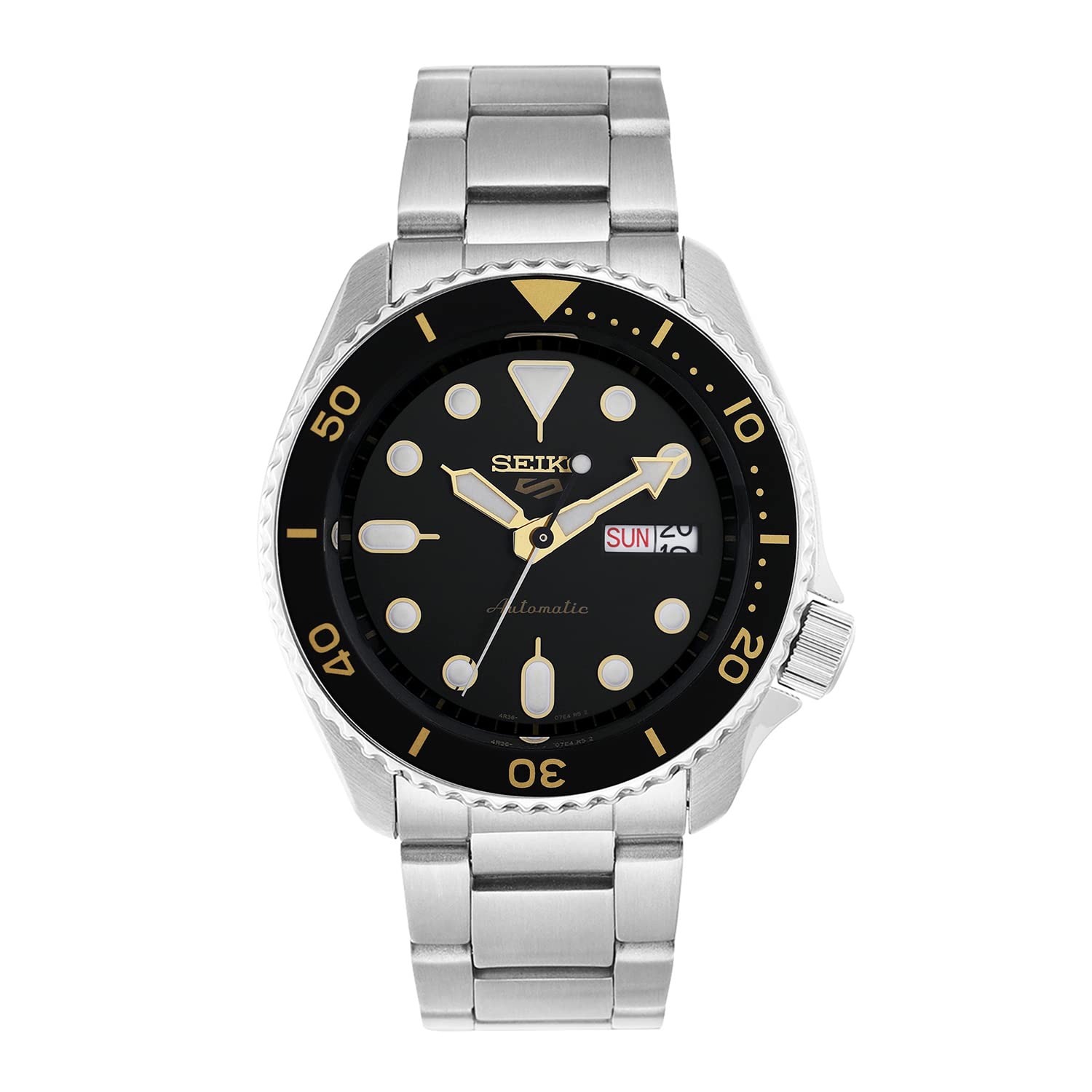 Seiko Analog Black Dial Men's Watch-SRPD55K1
