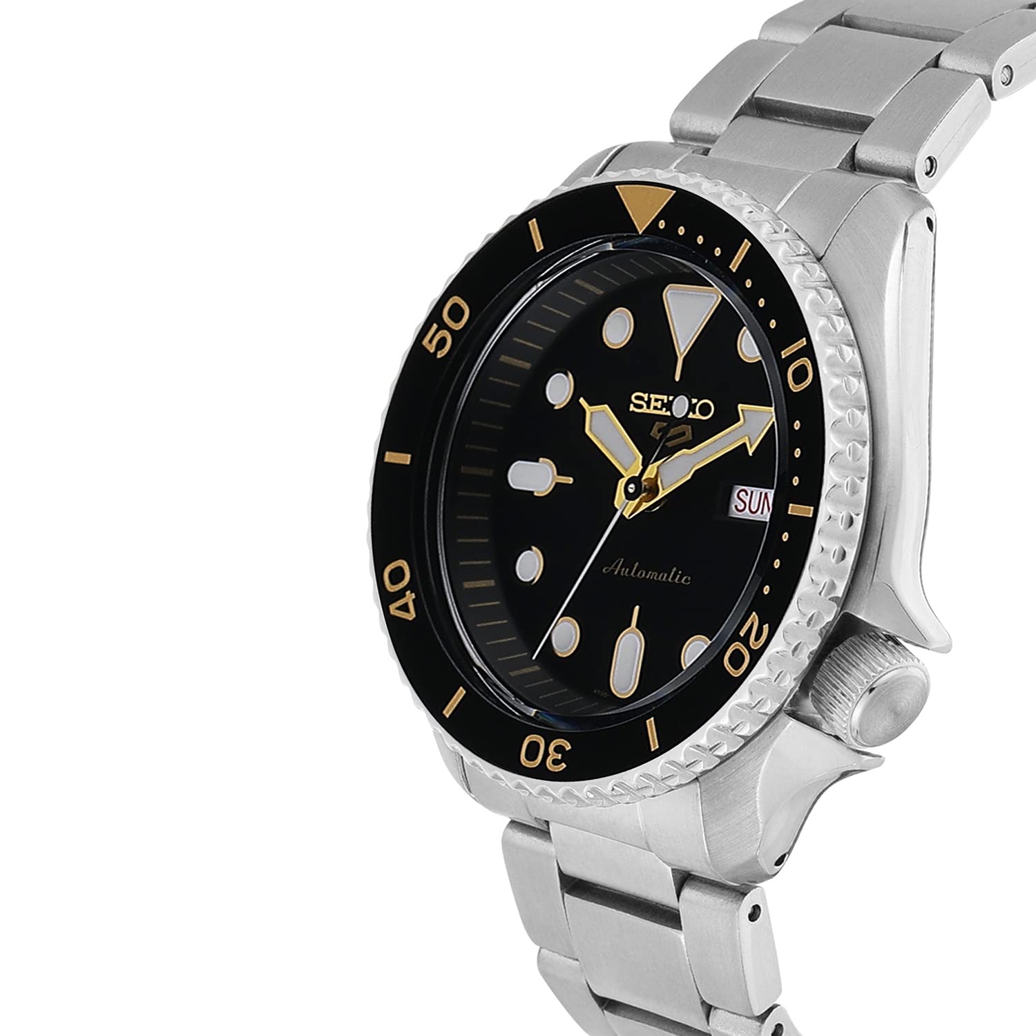 Seiko Analog Black Dial Men's Watch-SRPD55K1