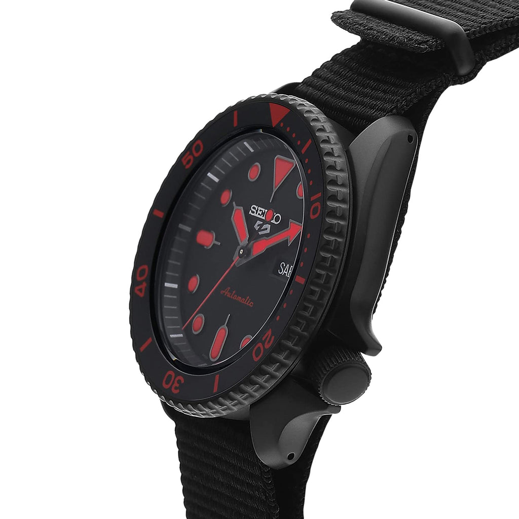 Seiko Analog Black Dial Men's Watch-SRPD55K1