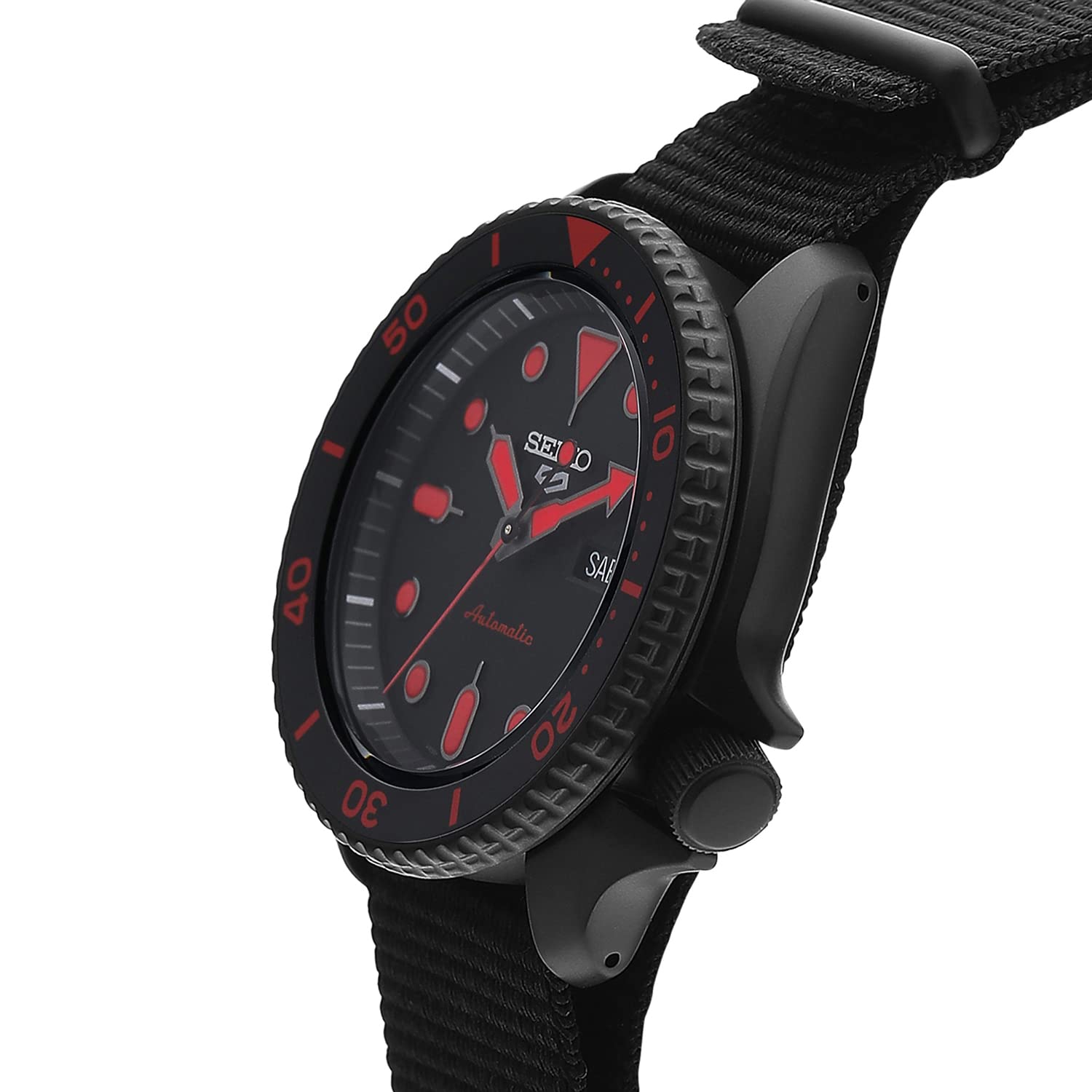 Seiko Analog Black Dial Men's Watch-SRPD55K1