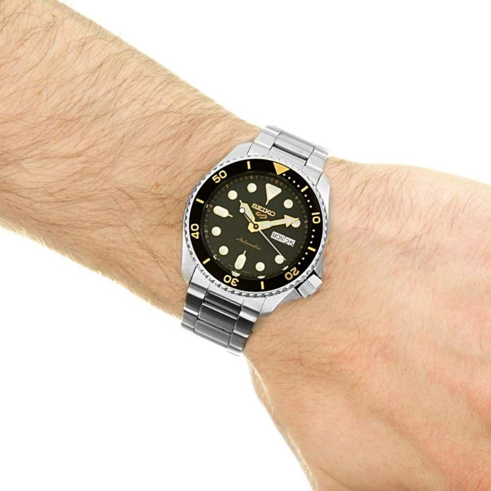 Seiko Analog Black Dial Men's Watch-SRPD55K1