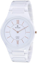 Titan Edge Ceramic Green Dial Analog Ceramic Strap watch for Men-NS1696QC06/NT1696QC06