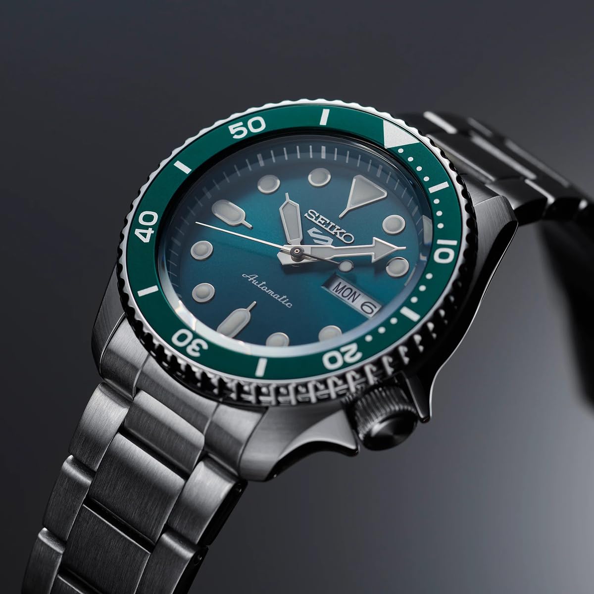 Seiko Analog Black Dial Men's Watch-SRPD55K1