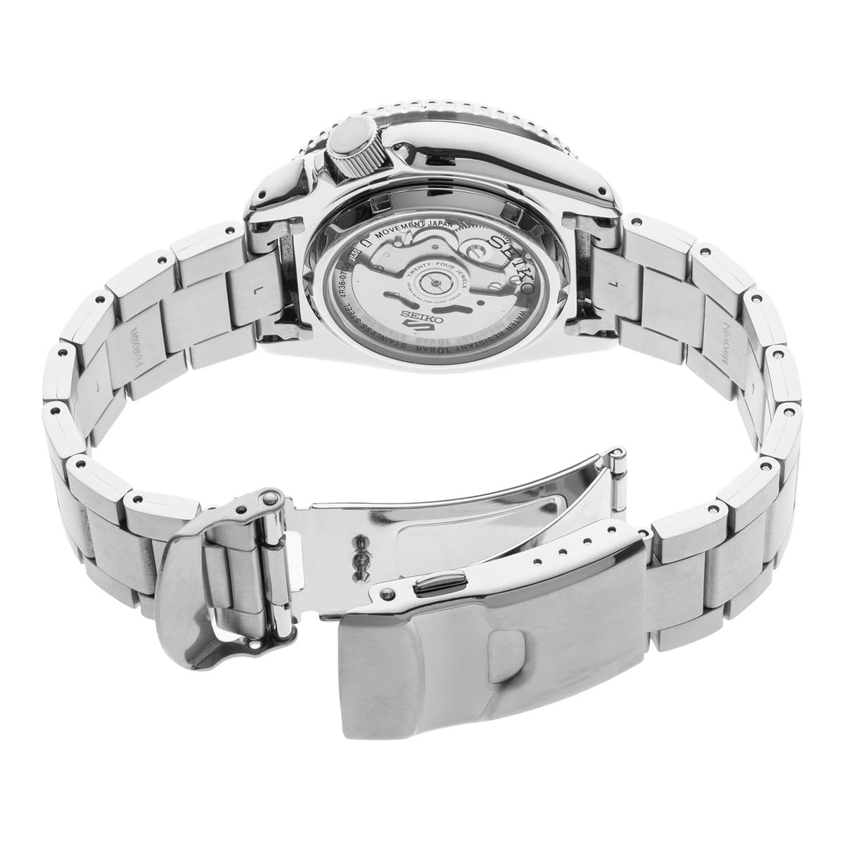 Seiko Analog Black Dial Men's Watch-SRPD55K1