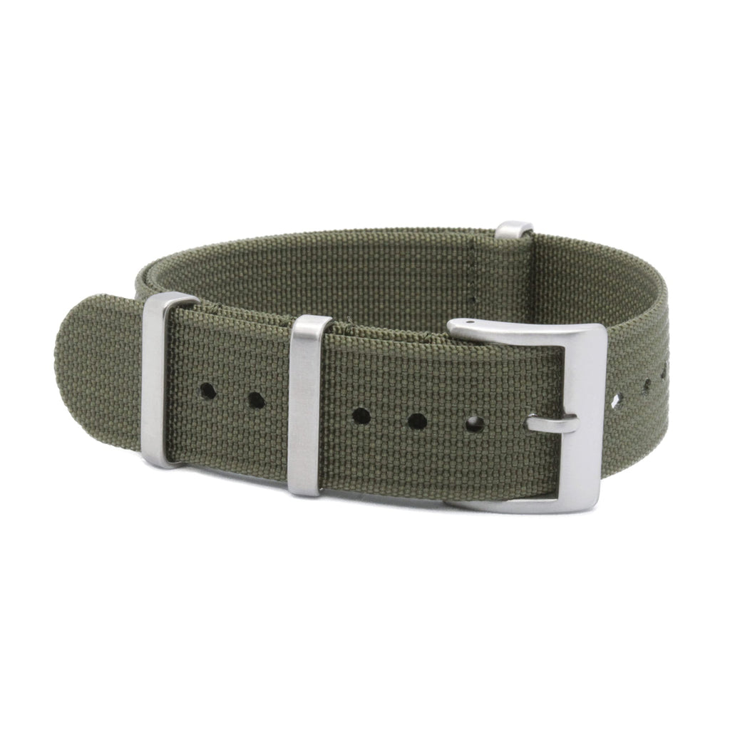 WAMD Ribbed Nylon NATO Watch Strap/Watch Band - 18mm, 20mm and 22mm NATO Watch Straps - Multicolor Options