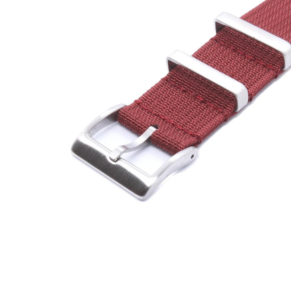 WAMD Ribbed Nylon NATO Watch Strap/Watch Band - 18mm, 20mm and 22mm NATO Watch Straps - Multicolor Options