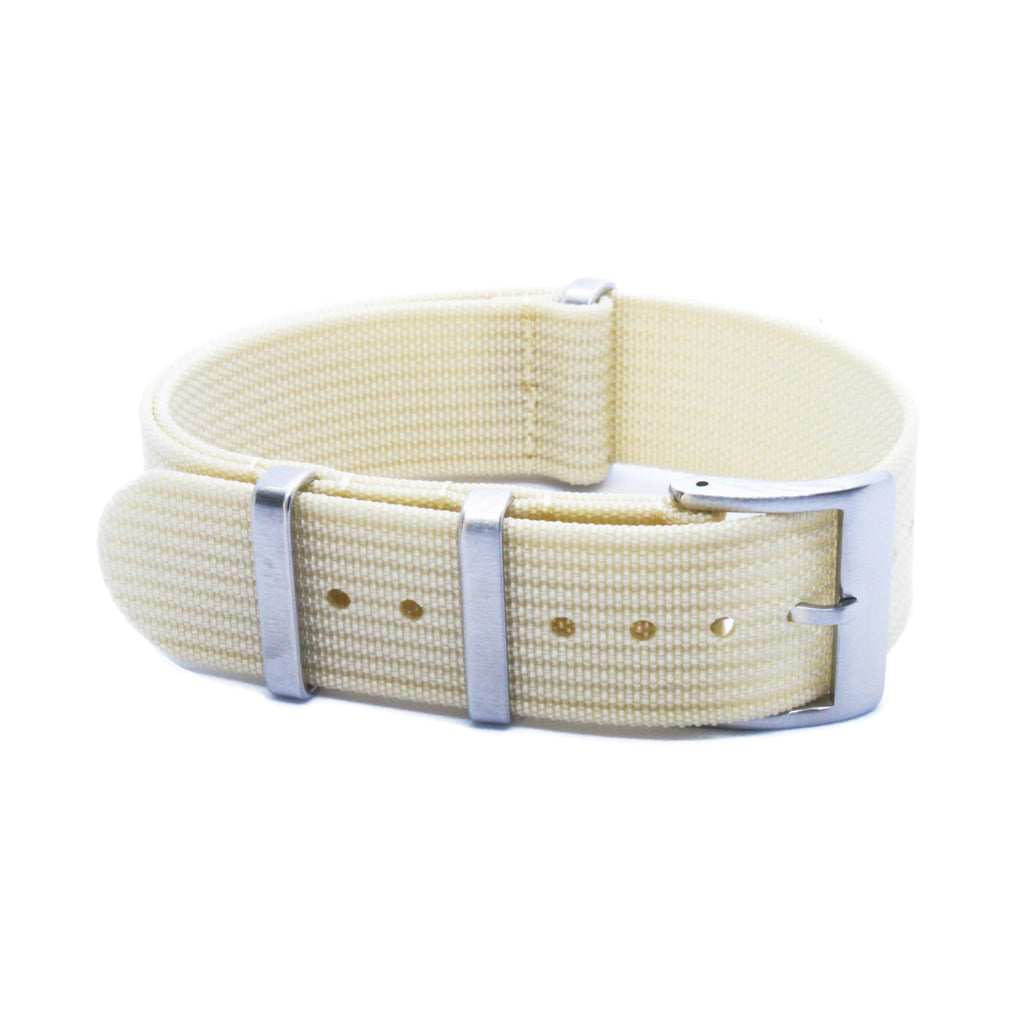 WAMD Ribbed Nylon NATO Watch Strap/Watch Band - 18mm, 20mm and 22mm NATO Watch Straps - Multicolor Options