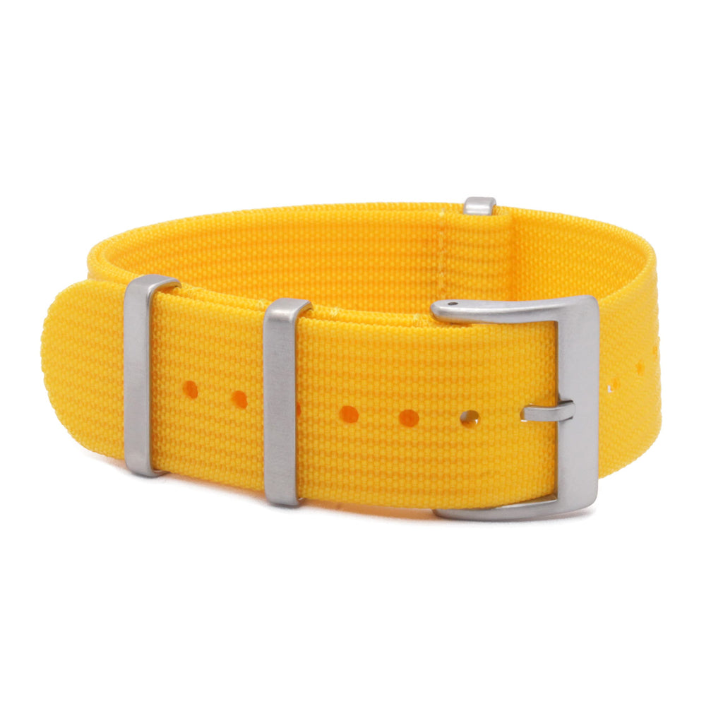WAMD Ribbed Nylon NATO Watch Strap/Watch Band - 18mm, 20mm and 22mm NATO Watch Straps - Multicolor Options